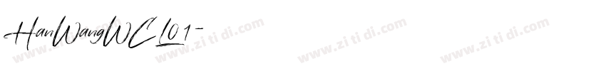 HanWangWCL01字体转换