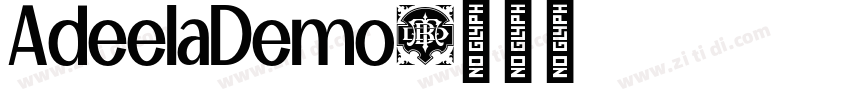 AdeelaDemo字体转换