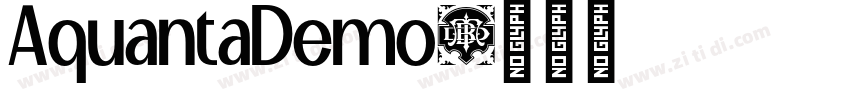AquantaDemo字体转换