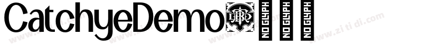 CatchyeDemo字体转换 CatchyeDemo字体转换