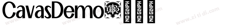 CavasDemo字体转换