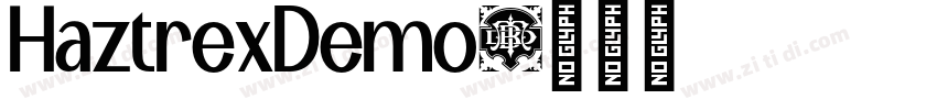 HaztrexDemo字体转换