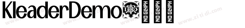 KleaderDemo字体转换