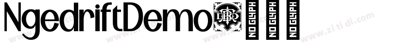 NgedriftDemo字体转换