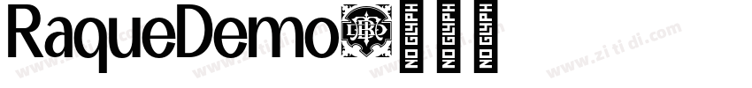RaqueDemo字体转换