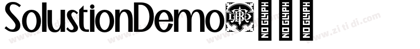 SolustionDemo字体转换