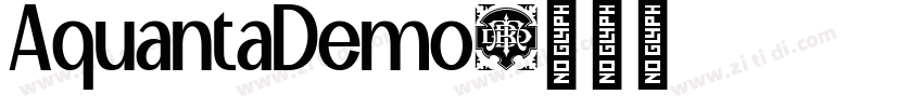 AquantaDemo字体转换