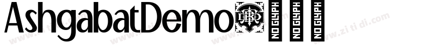 AshgabatDemo字体转换