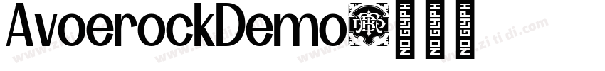 AvoerockDemo字体转换 AvoerockDemo字体转换