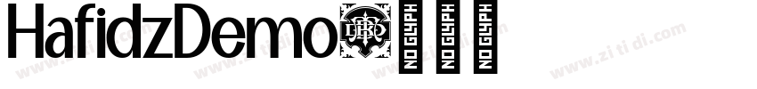 HafidzDemo字体转换