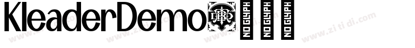 KleaderDemo字体转换