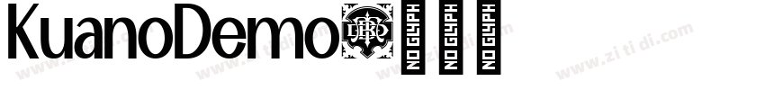KuanoDemo字体转换