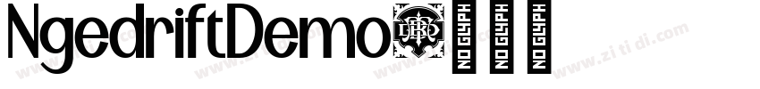 NgedriftDemo字体转换