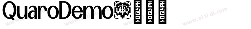 QuaroDemo字体转换