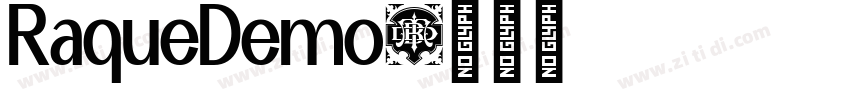 RaqueDemo字体转换