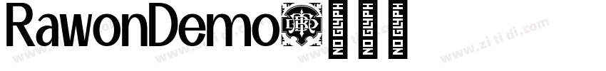 RawonDemo字体转换