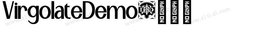 VirgolateDemo字体转换