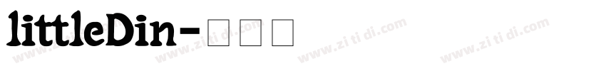 littleDin字体转换
