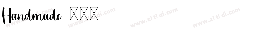 Handmade字体转换