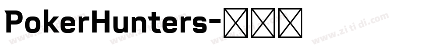 PokerHunters字体转换