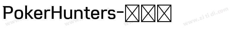 PokerHunters字体转换