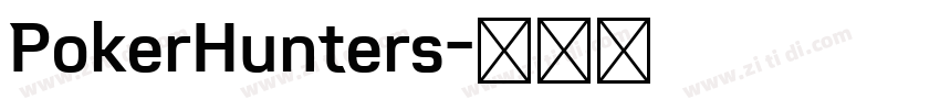 PokerHunters字体转换