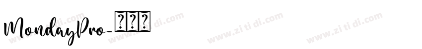 MondayPro字体转换