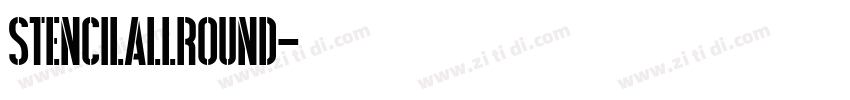 StencilAllround字体转换