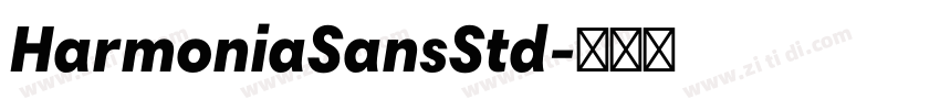 HarmoniaSansStd字体转换 HarmoniaSansStd字体转换