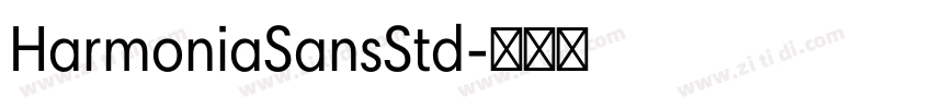HarmoniaSansStd字体转换 HarmoniaSansStd字体转换