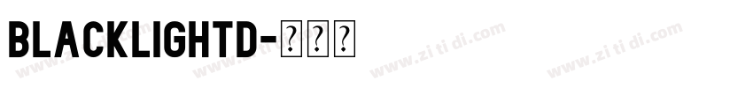 BlacklightD字体转换