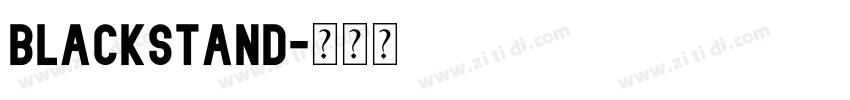 Blackstand字体转换