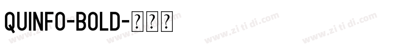 Quinfo-Bold字体转换