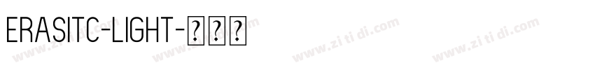 ErasITC-light字体转换