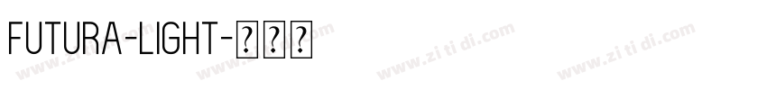 Futura-light字体转换
