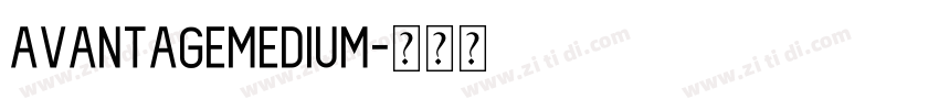 AvantageMedium字体转换