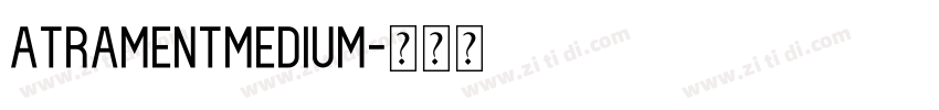 AtramentMedium字体转换