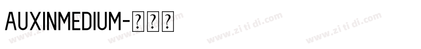 AuxinMedium字体转换 AuxinMedium字体转换