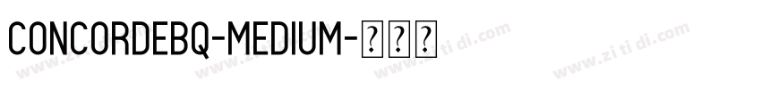 ConcordeBQ-Medium字体转换