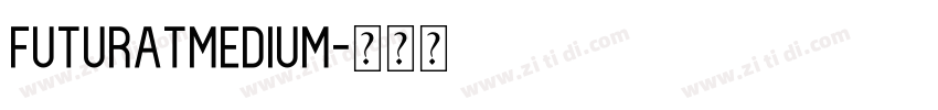 FuturaTMedium字体转换 FuturaTMedium字体转换