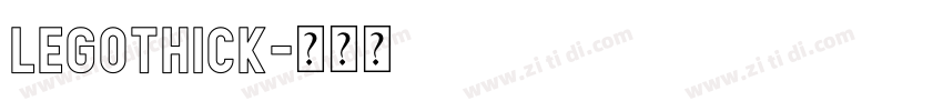 Legothick字体转换
