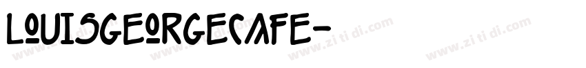 louisgeorgecafe字体转换