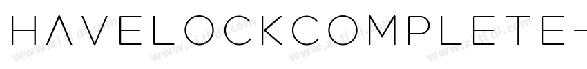 HavelockComplete字体转换