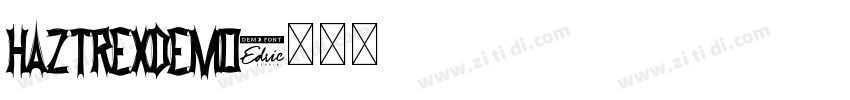 HaztrexDemo字体转换