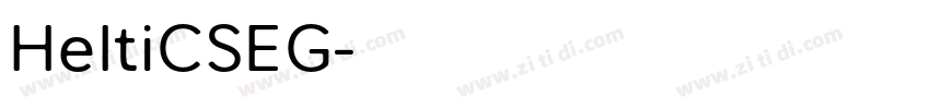 HeItiCSEG字体转换