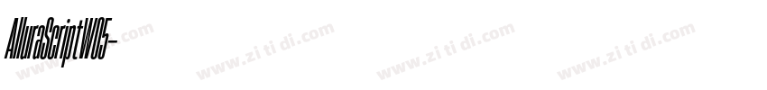 AlluraScriptW05字体转换
