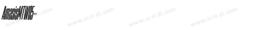 AmasisMTW05字体转换