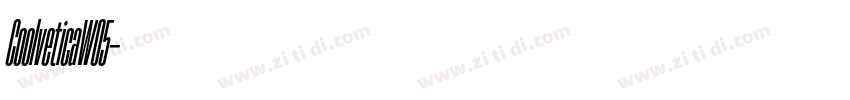 CoolveticaW05字体转换