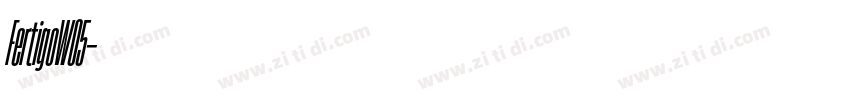 FertigoW05字体转换