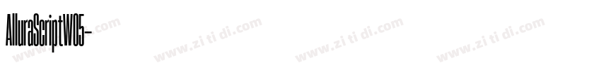 AlluraScriptW05字体转换
